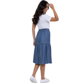 Saia midi feminina